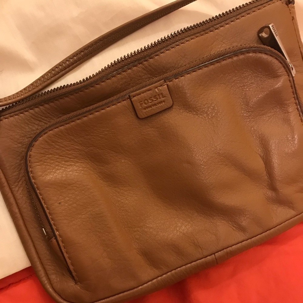 Fossil Mini Brown Crossbody Bag